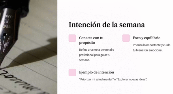 Agenda semanal para creativxs con balance (Descargable gratuito) - Imagen 2