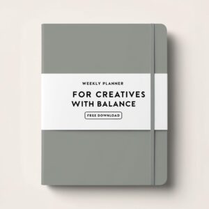 Agenda semanal para creativxs con balance (Descargable gratuito)