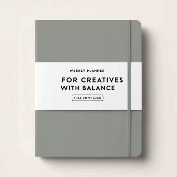 Agenda semanal para creativxs con balance (Descargable gratuito)